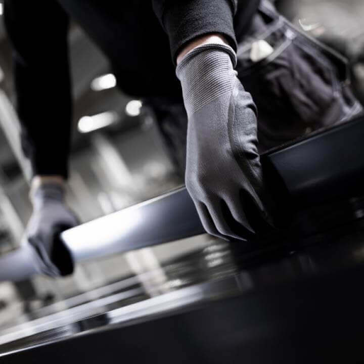 Person working with steel