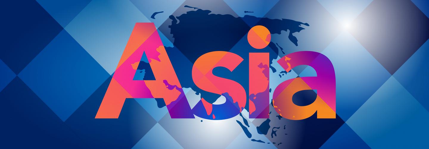 Asia, map.