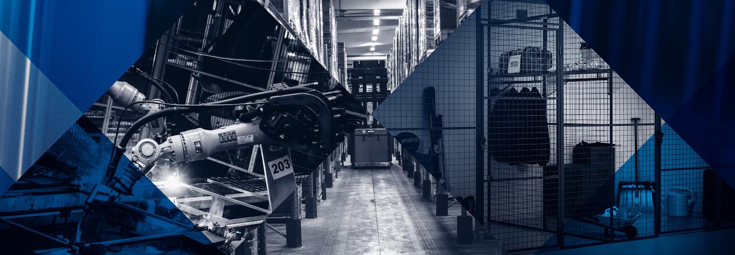 Machine guarding, Warehouse partitioning, Property protection.