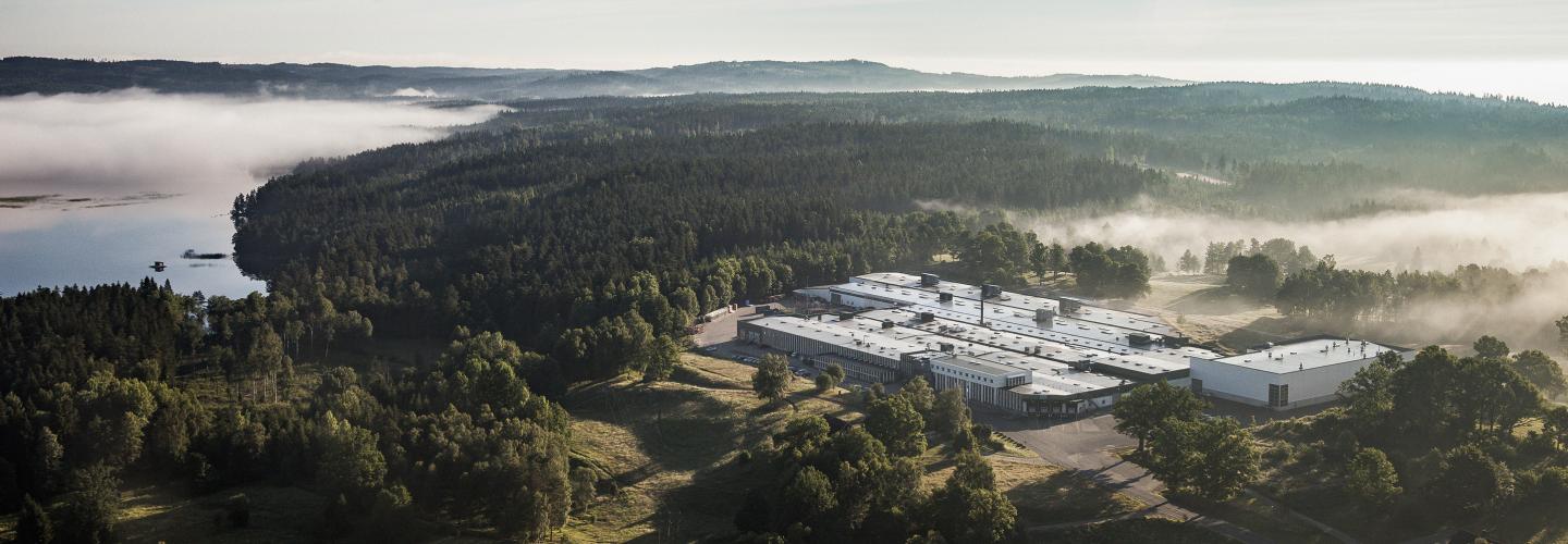 Troax production facility in Hillerstorp, Sweden