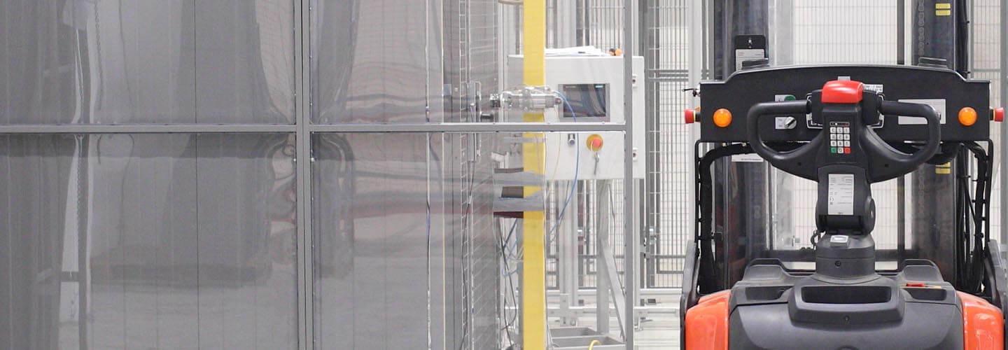 Header image of a forklift
