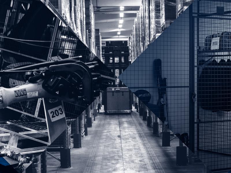 Machine guarding, Warehouse partitioning, Property protection.