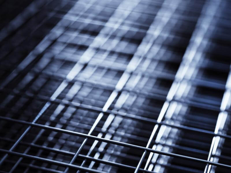 Troax steel mesh for property protection, storage areas.