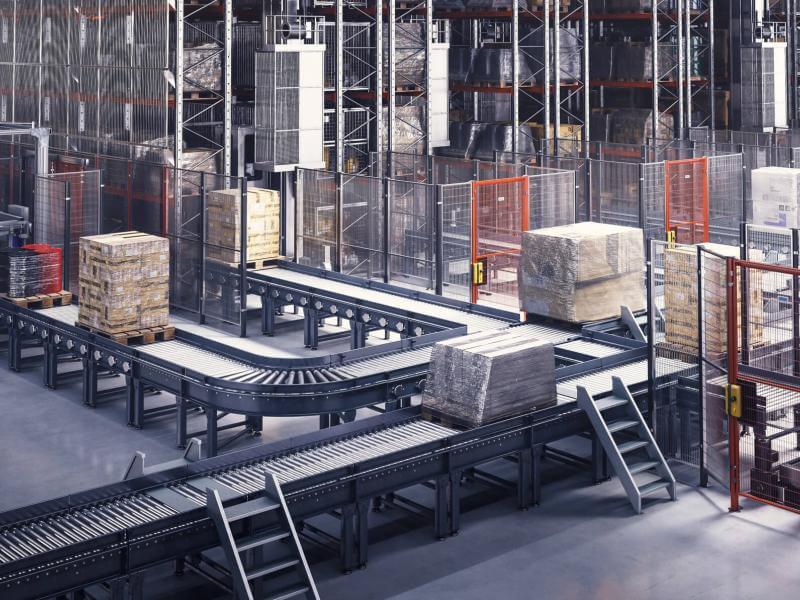 Troax safety solutions in an automatic warehouse